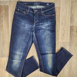 Lucky Brand Lolita Skinny Women's Size 4/27 Dark Wash Distressed Blue Jeans